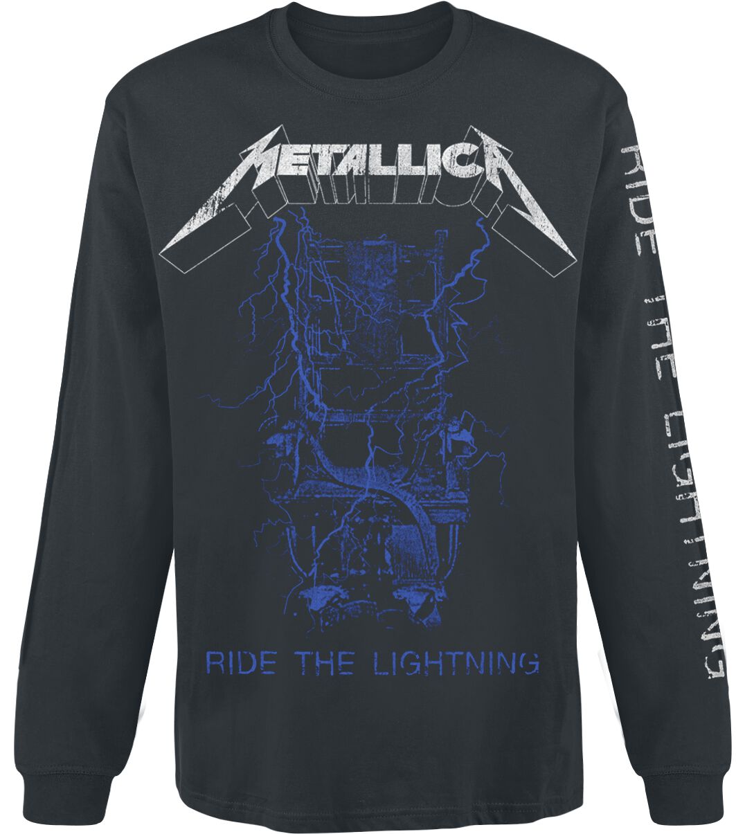 Metallica Long-sleeve Shirt Fade S to XXL for Men black