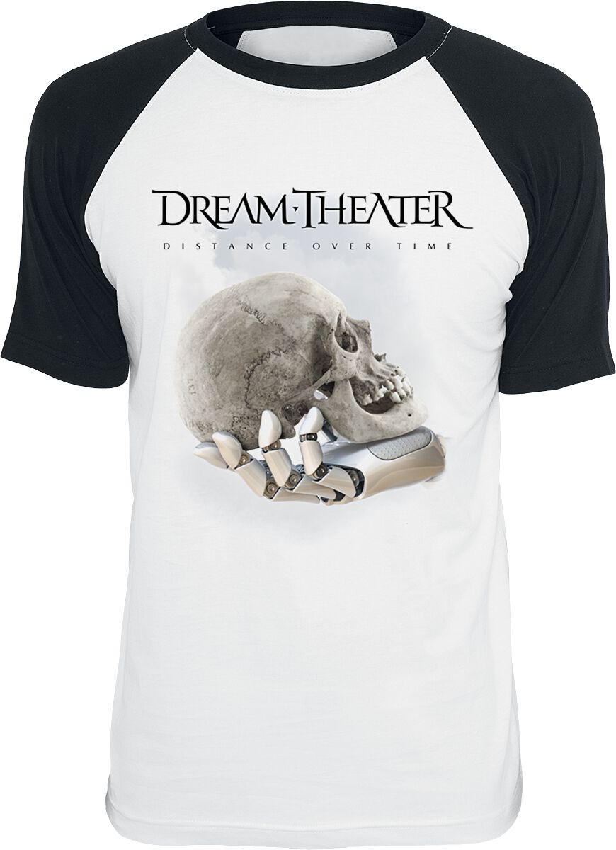 Dream Theater T-Shirt Distance Over Time S to XXL for Men white-black