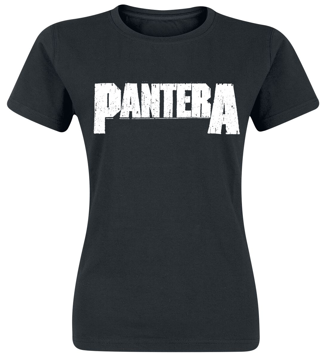 Pantera T-Shirt Logo S to XXL for Women black
