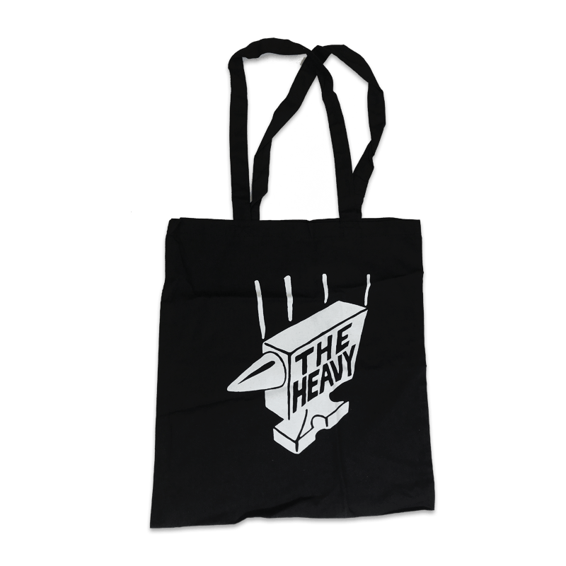 Black Canvas Tote Bag by The Heavy