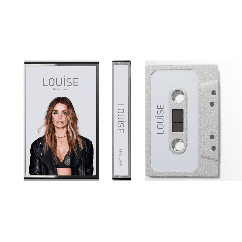 Heavy Love Silver Glitter Cassette by Louise