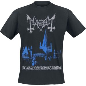 Mayhem T-Shirt De Mysteriis Dom Sathanas M to XXL for Men black