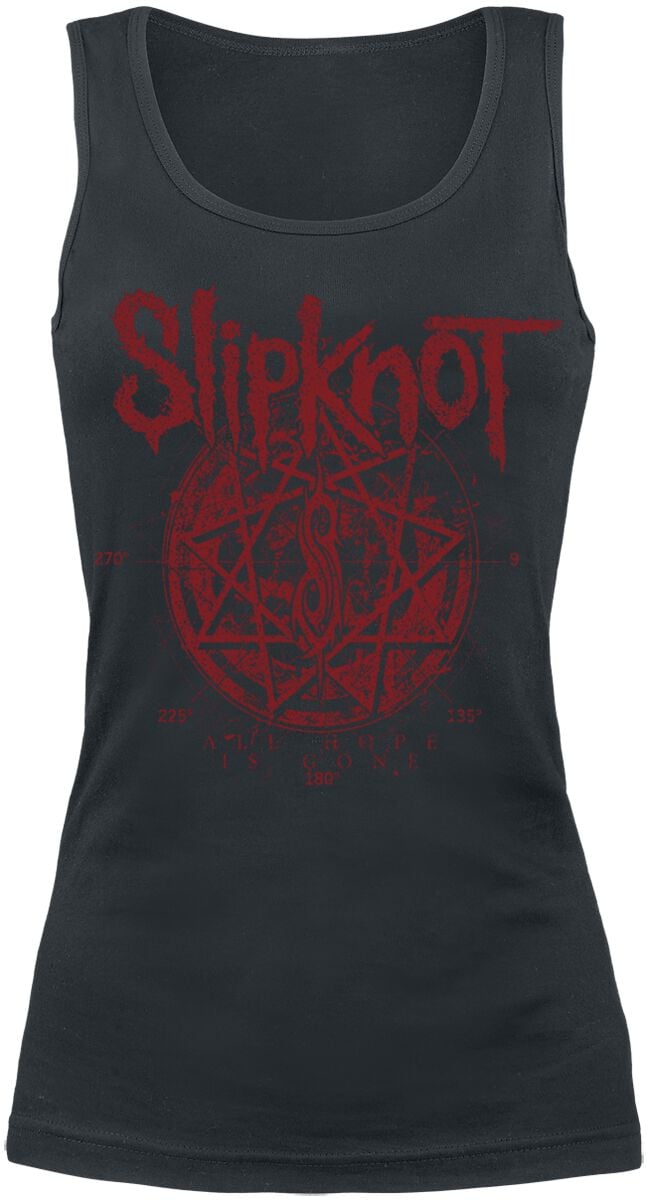 Slipknot Top Star Symbol S to XXL for Women black