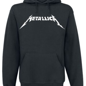 Metallica Hoodie Glitch Logo S to XXL for Men black