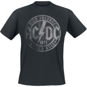 AC/DC T-Shirt High Voltage 1975 S to 5XL black
