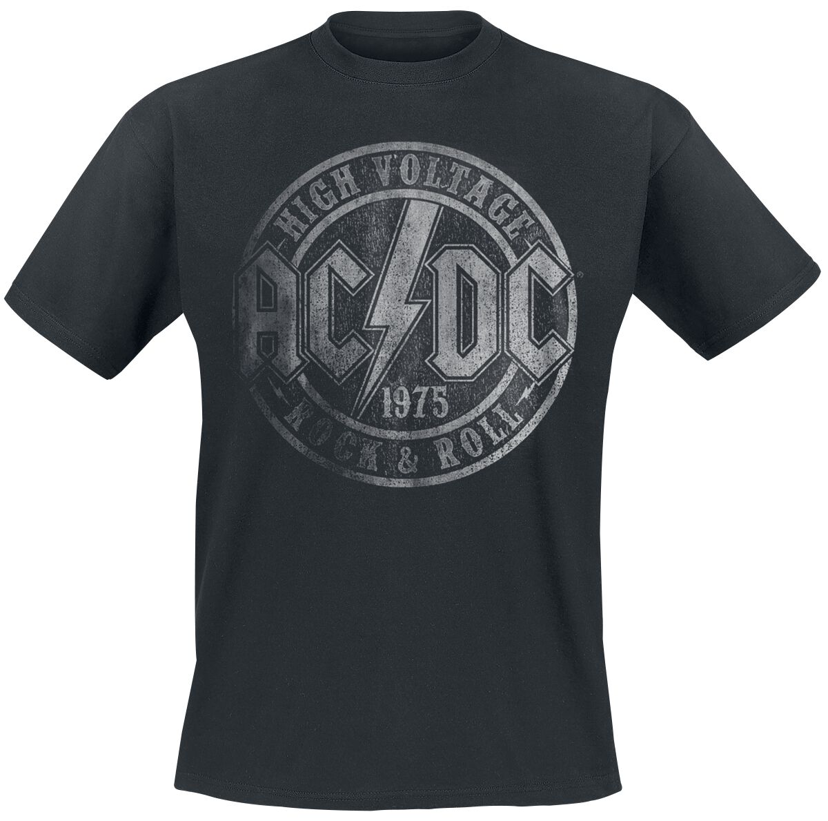 AC/DC T-Shirt High Voltage 1975 S to 5XL black
