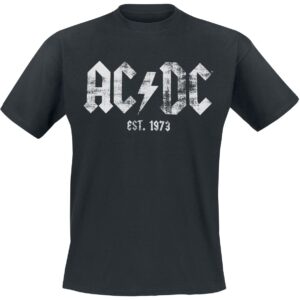 AC/DC T-Shirt Est, 1973 S to 5XL black