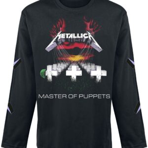 Metallica Long-sleeve Shirt Master Of Puppets S to XXL for Men black