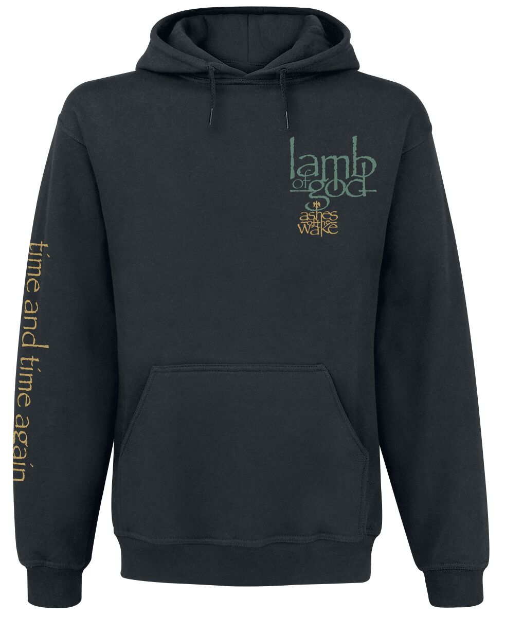 Lamb Of God Hoodie Ashes Of The Wake Time M to XXL for Men black