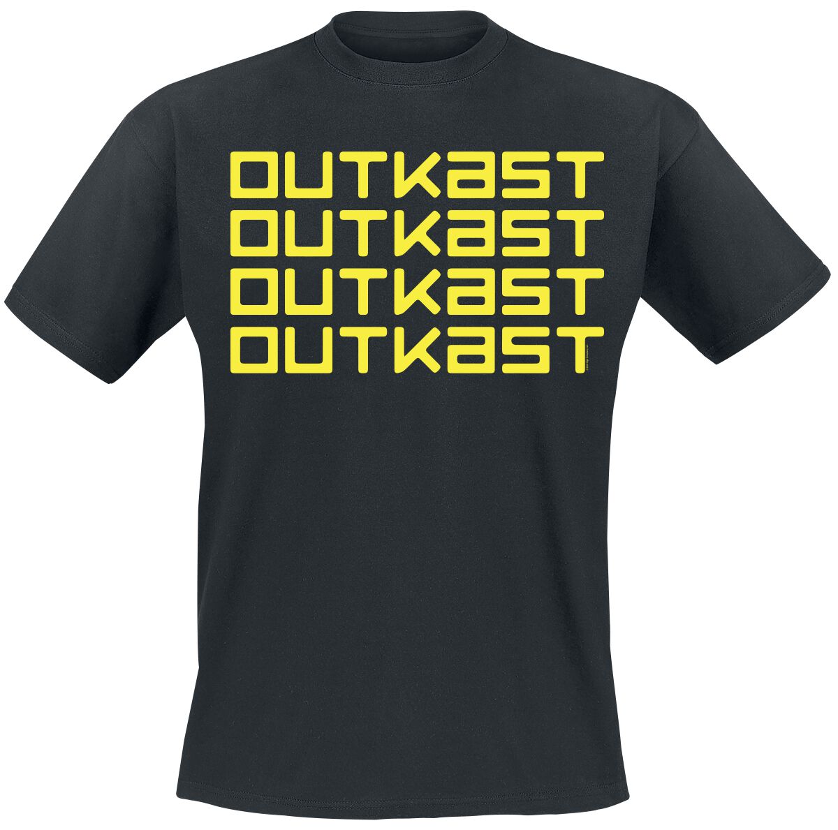 OutKast T-Shirt Logo Repeat S to L for Men black