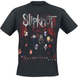Slipknot T-Shirt Group Photo L to XXL for Men black