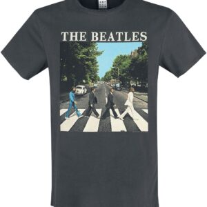 The Beatles T-Shirt Amplified Collection Abbey Road S to 3XL for Men charcoal