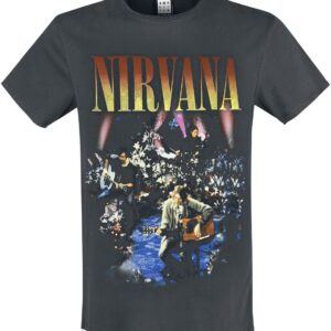 Nirvana T-Shirt Amplified Collection Unplugged In New York XS to 3XL for Men charcoal