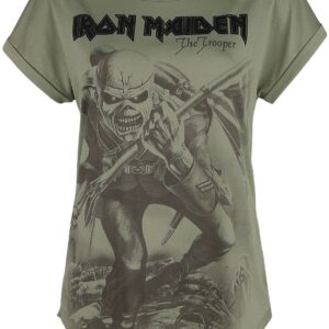 Iron Maiden T-Shirt EMP Signature Collection S to XXL for Women olive