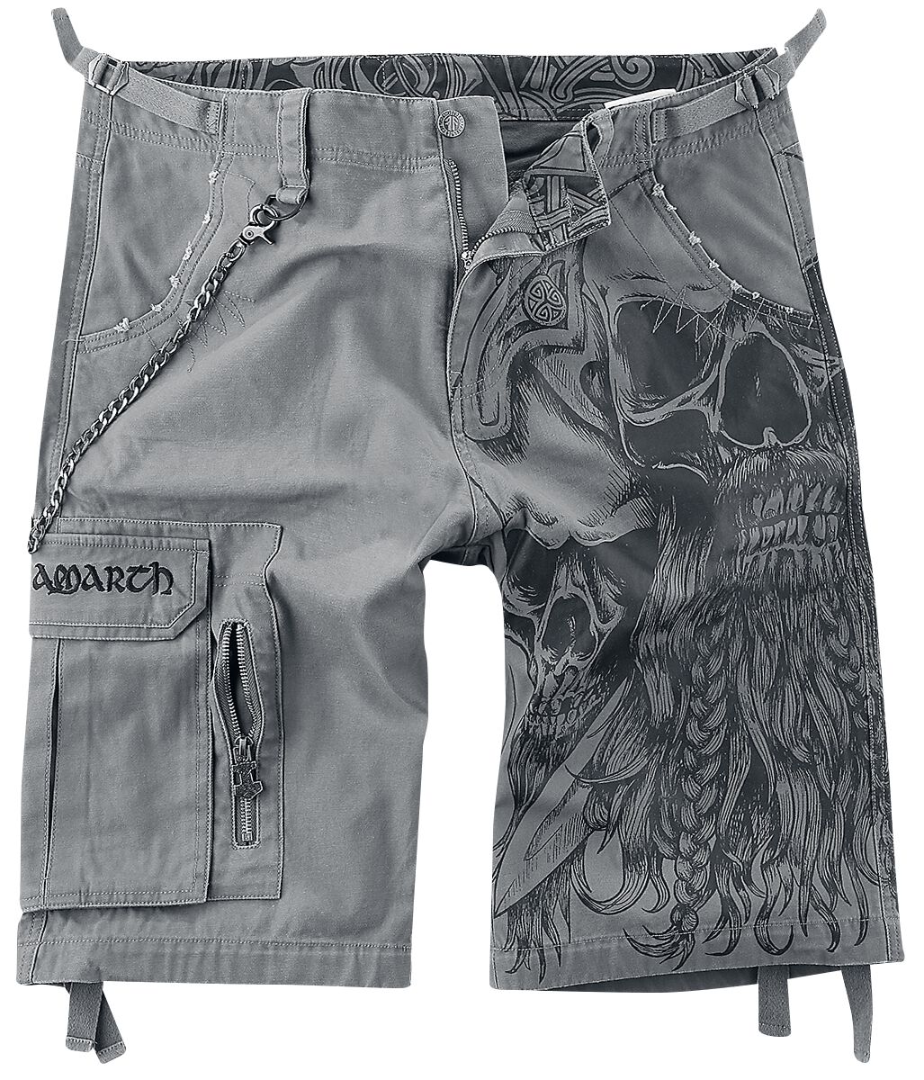 Amon Amarth Shorts M to 3XL for Men grey