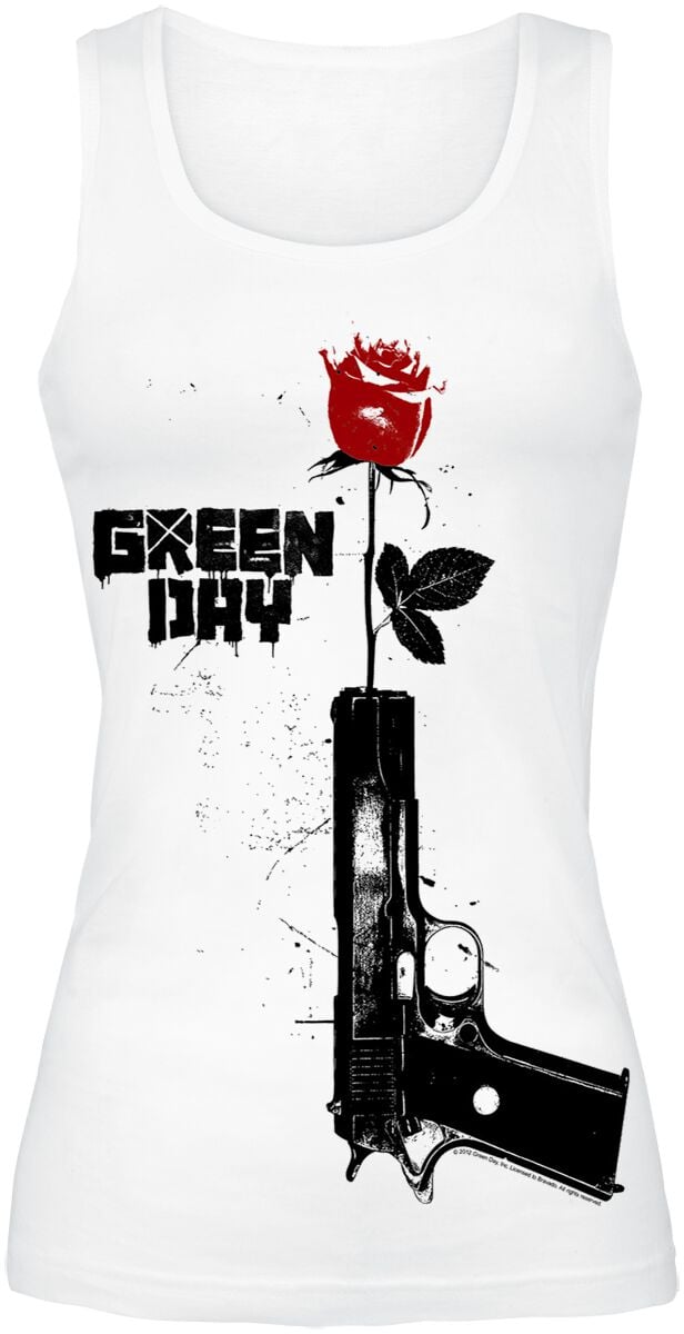 Green Day Top Progression M to L for Women white