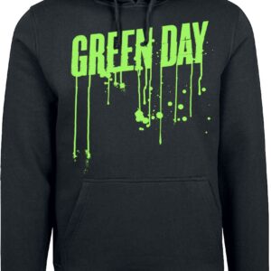 Green Day Hoodie Revolution Drips S to XXL for Men black