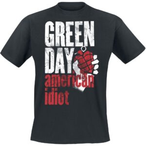 Green Day T-Shirt Smoke Screen S to XXL for Men black
