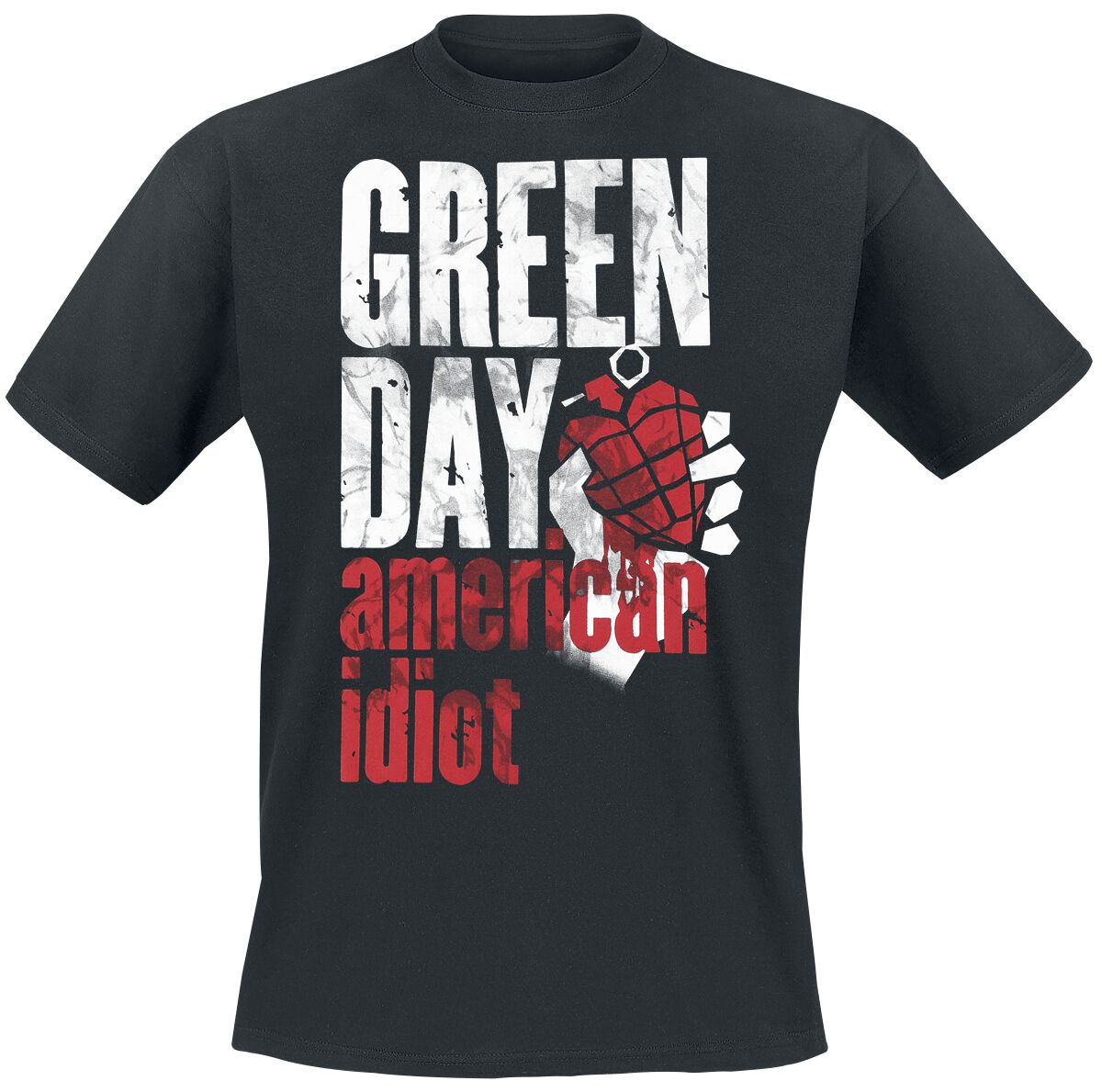 Green Day T-Shirt Smoke Screen S to XXL for Men black