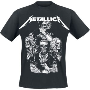 Metallica T-Shirt S&M2 Skull Tux S to XXL for Men black