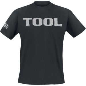 Tool T-Shirt Metallic silver Logo S to XXL for Men black