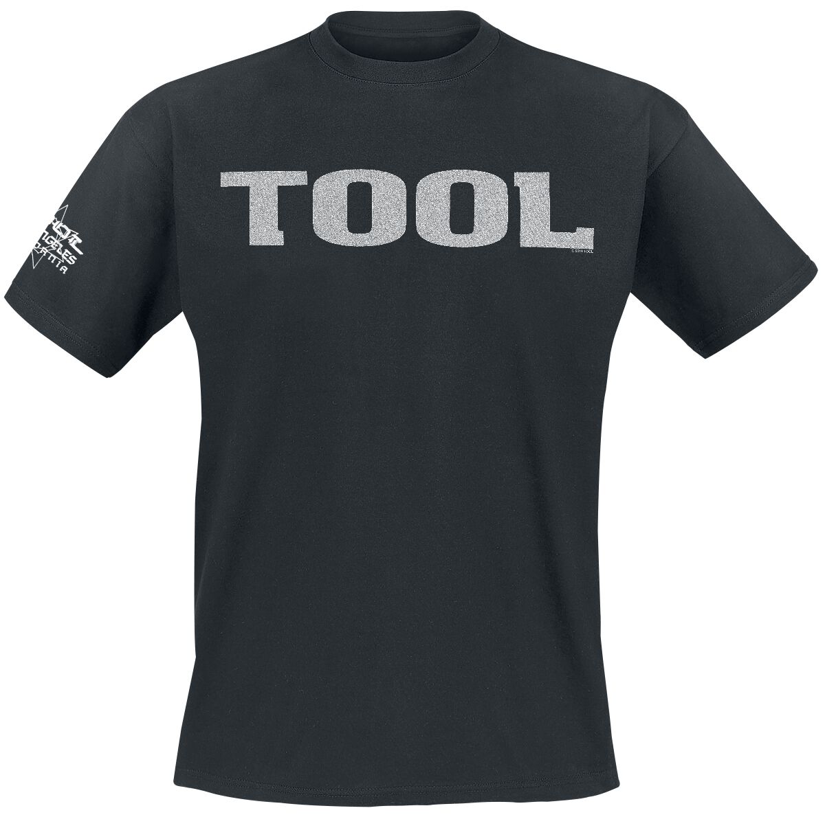 Tool T-Shirt Metallic silver Logo S to XXL for Men black