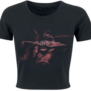 My Chemical Romance T-Shirt Angel Crop XS to XL for Women black