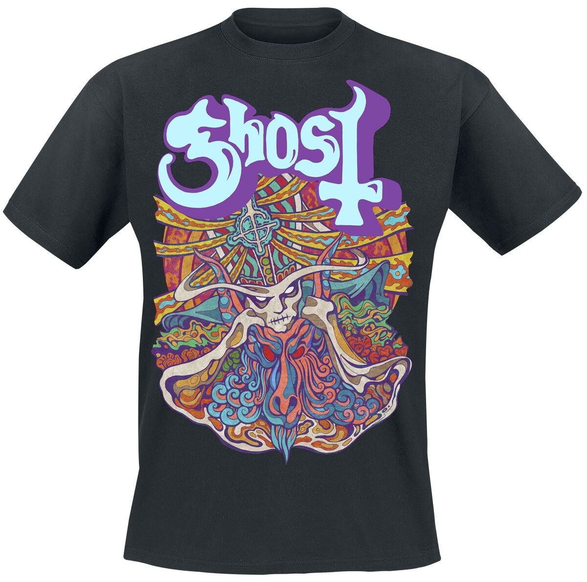 Ghost T-Shirt Satanic Panic S to XXL for Men black