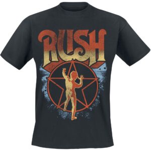 Rush T-Shirt Starman S to XXL for Men black