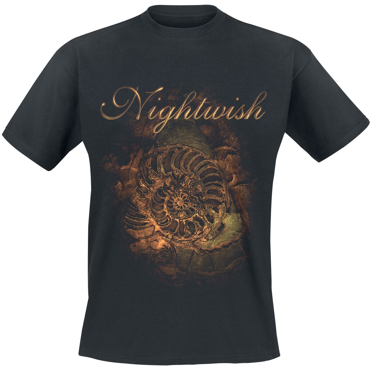 Nightwish T-Shirt Ammonite S to XXL for Men black