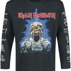 Iron Maiden Long-sleeve Shirt World Slavery Tour S to XXL for Men black