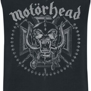 Motorhead Tanktop Iron Cross Sword S to XL for Men black