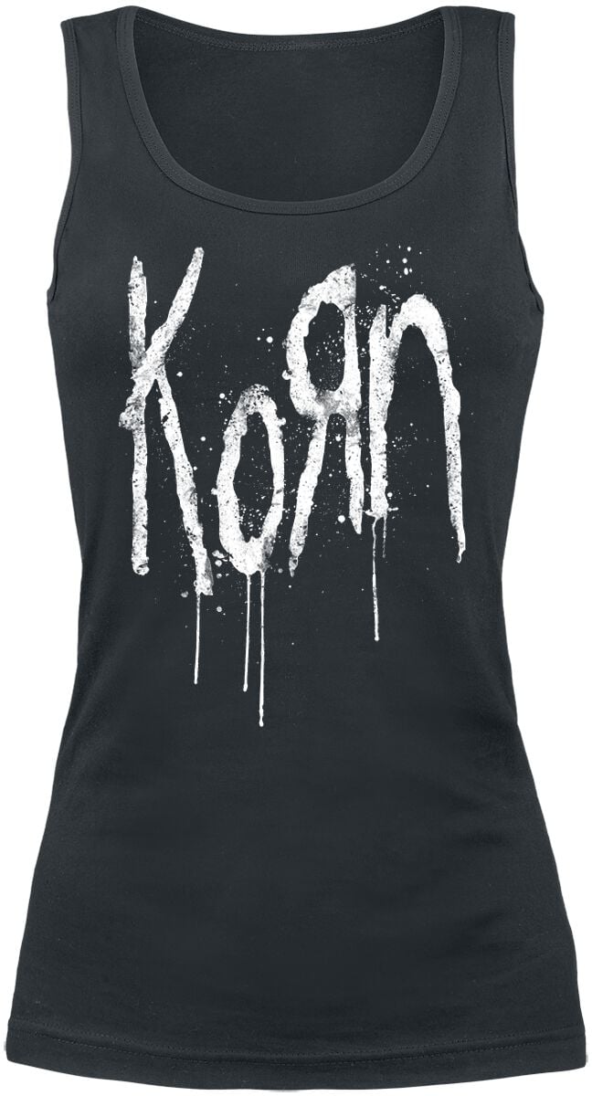 Korn Top Freak Splatter S to XXL for Women black