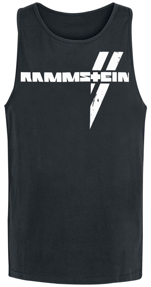 Rammstein Tanktop M to XL for Men black