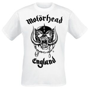Motorhead T-Shirt England S to XXL for Men white