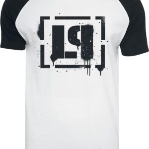 Linkin Park T-Shirt LP Logo S to XXL for Men white-black