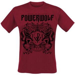 Powerwolf T-Shirt Logo (red) S to XXL for Men red