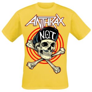 Anthrax T-Shirt Not Man S to XXL for Men yellow