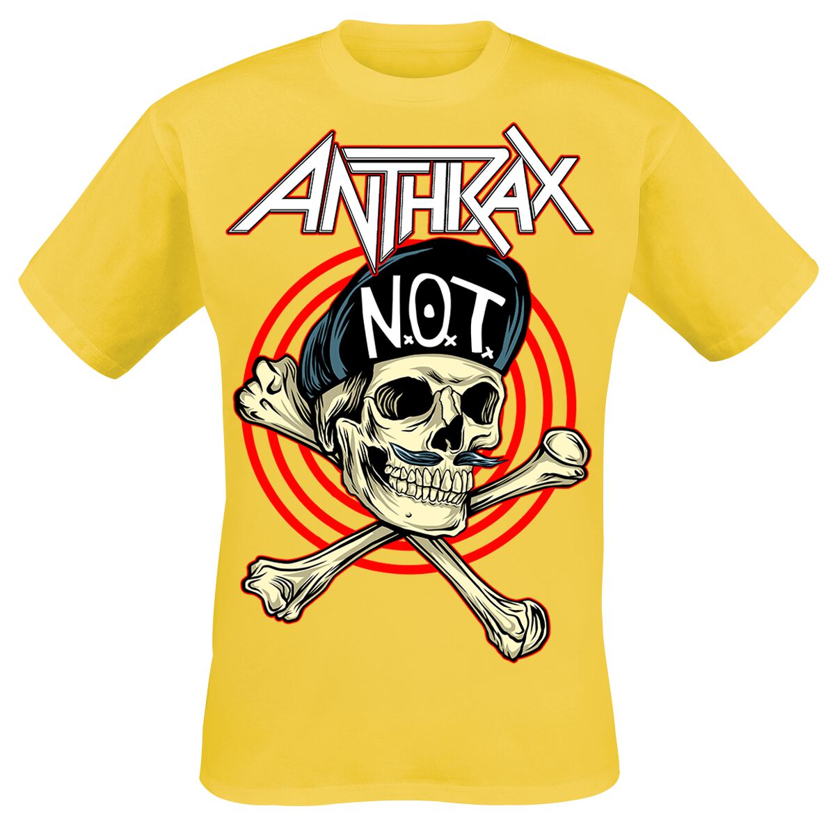 Anthrax T-Shirt Not Man S to XXL for Men yellow