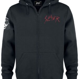 Slayer Hoodie Jacket Sword Skull S to XXL for Men black
