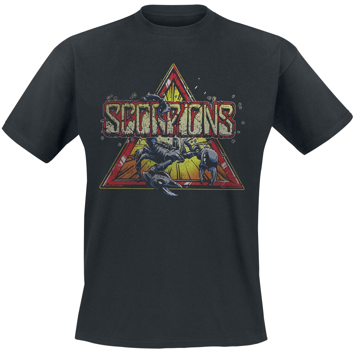 Scorpions T-Shirt Triangle Scorpion M to 3XL for Men black