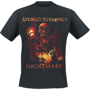 Avenged Sevenfold T-Shirt Nightmare S to XXL for Men black