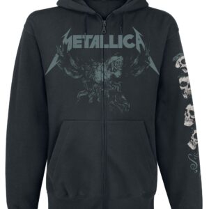 Metallica Hoodie Jacket S&M2 Skull S to 5XL for Men black