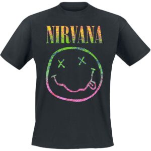 Nirvana T-Shirt Sorbet Ray S to XXL for Men black
