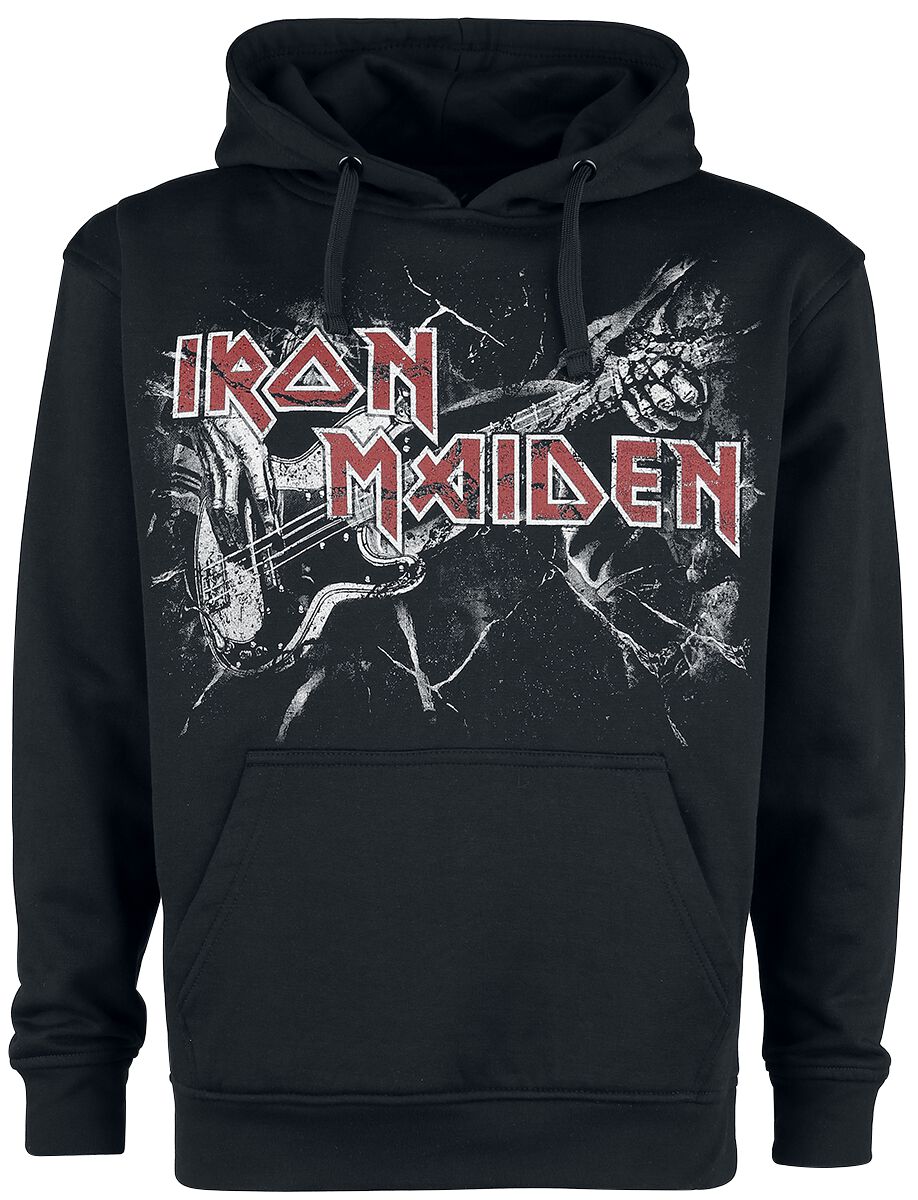 Iron Maiden Hoodie Fear Live Flames S to XXL for Men black