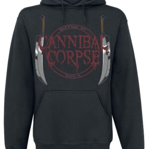 Cannibal Corpse Hoodie Knife S to XXL for Men black