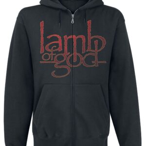 Lamb Of God Hoodie Jacket Vulture S to XXL for Men black