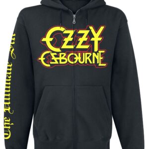 Ozzy Osbourne Hoodie Jacket Ultimate Sin S to XXL for Men black