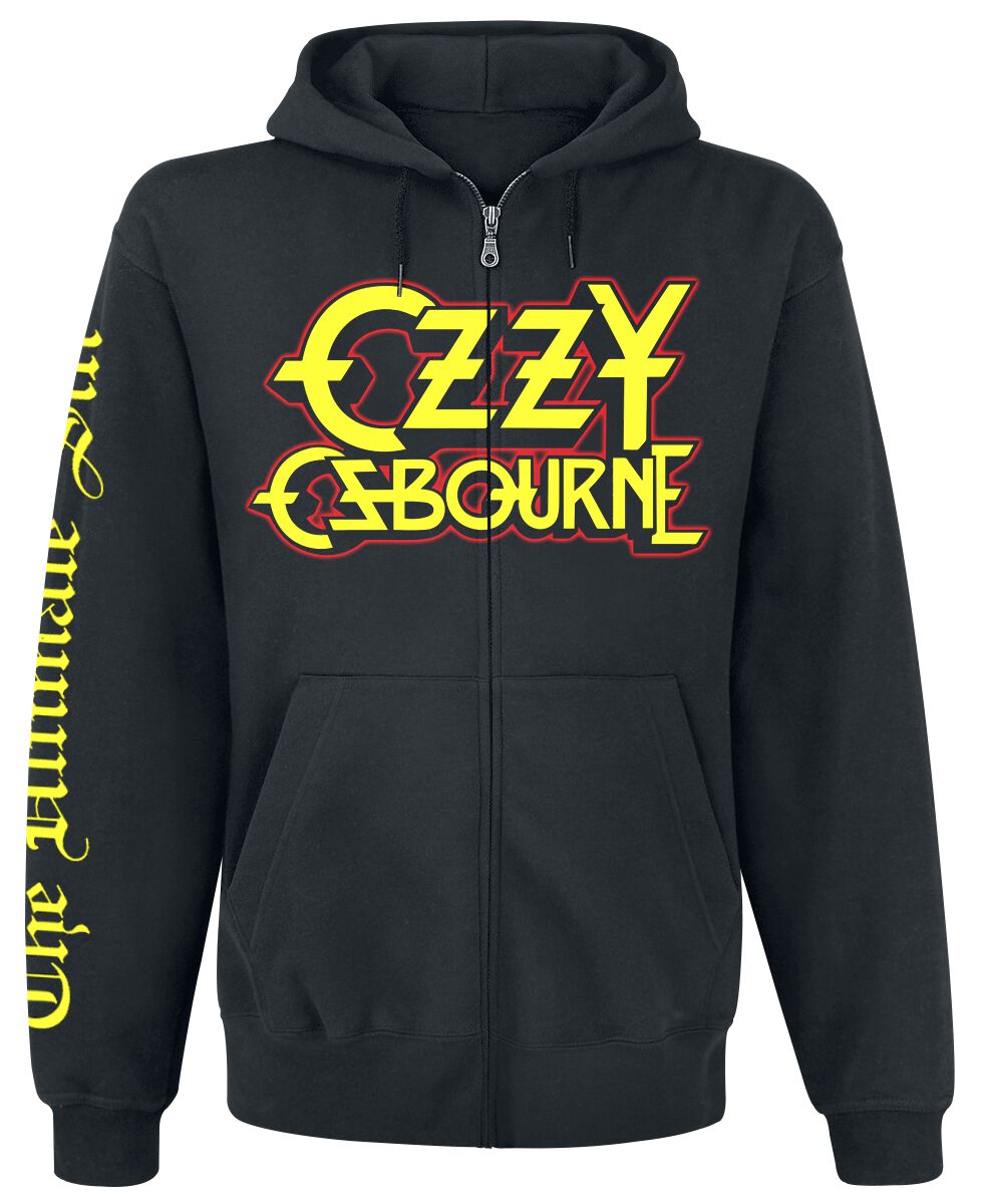 Ozzy Osbourne Hoodie Jacket Ultimate Sin S to XXL for Men black