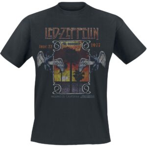 Led Zeppelin T-Shirt Inglewood S to XXL for Men black